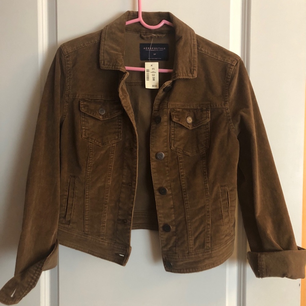 Brown corduroy jacket, NEVER WORN